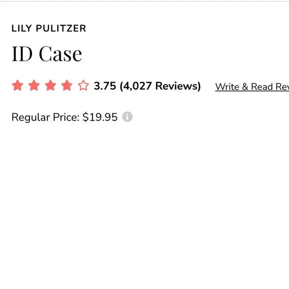 Lilly Pulitzer Key Id Case in Shade Seekers, New - Picture 3 of 3